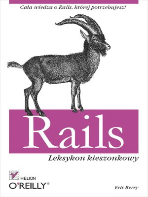 cover image of Rails. Leksykon kieszonkowy